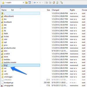 ESXi /tmp/ Directory